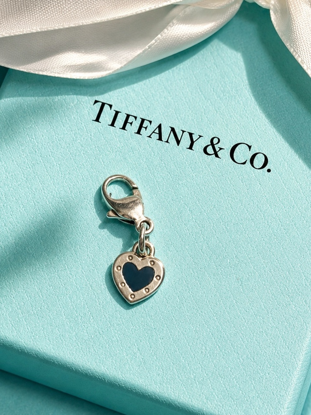 Authentic Tiffany & Co. Please Return To Love Mini Heart Charm *PLEASE READ*